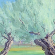 Josep Coll Bardolet (1912-2007) “Among Olive Trees”