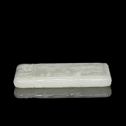 Placa de jade blanco de Hetian 