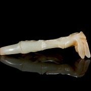 Carved jade figure ‘Mantis’, Qing dynasty