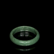 Green jade bangle, 20th century