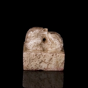 Carved jade ‘Dragon’ seal, Ming dynasty
