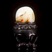 Pequeño guijarro de jade de Hetian, dinastía Qing