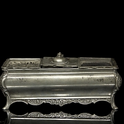 J. Hoofmans, Louis XIV style pewter writing desk, 19th century - 8