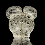 Colgante de cuarzo blanco 