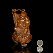 Boxwood figure “Buddha”, Qing dynasty - 6