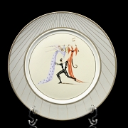 Pareja de platos Dalí 