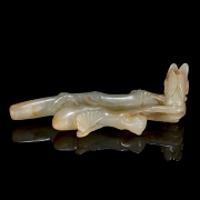 Carved jade figure ‘Mantis’, Qing dynasty