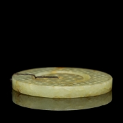 Colgante de jade tallado