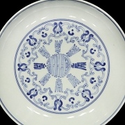 Plato de porcelana esmaltada 