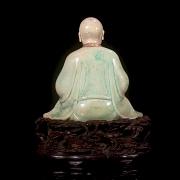 Figura de Shoushan policromada