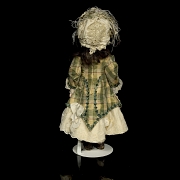 Muñeca de porcelana UNIS France, sello