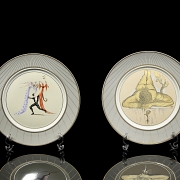 萨尔瓦多·达利 Salvador Dalí（1904–1989） 三幅版画：《灵魂的疑虑》、《舞者》和《水仙》 - 8