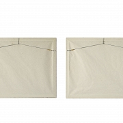 詹姆斯·格温（约1700-1769）《一对击剑场景》，18世纪 - 2