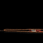 Collar Mala de ciento ocho semillas, Tibet, dinastía Qing