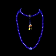 Collar de cuentas de ágata azul, dinastía Yuan