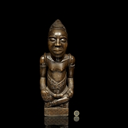 Figura conmemorativa, pueblo Kuba, R.D. del Congo, s.XX