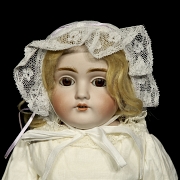J.D. Kestner 制作的瓷娃娃，皮质躯干，德国，约1895–1905年 - 4