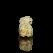 Figura de jade blanco 
