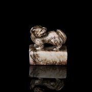Jade seal ‘Auspicious Beast’, Ming dynasty