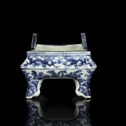 Incensario de porcelana esmaltada