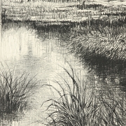 Rafael Garrich (1930–1994) ‘Courtyard facing the lake’