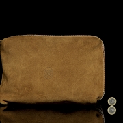 Manta de viaje de cachemira con estuche