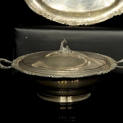 Conjunto de seis objetos de plata, s.XX