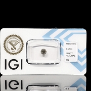 Diamante natural talla brillante, 0.52 ct, certificado IGI