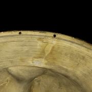 Large majolica portrait dish, 19th century - 8