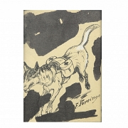 F. 多明戈（20世纪）《救援犬》