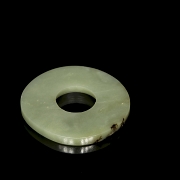 Colgante de jade tallado, cultura Qijia