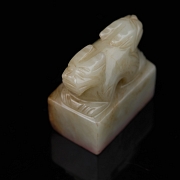 Sello de jade blanco