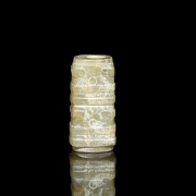 Carved jade pendant ‘Cong’, Hongshan style