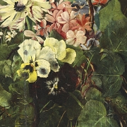 Ricardo Manzanet (1853–1939) “Flowers,” 1882