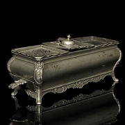 J. Hoofmans, Louis XIV style pewter writing desk, 19th century - 3