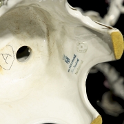 一对“冯·席尔霍尔茨”瓷质烛台，19世纪 - 6