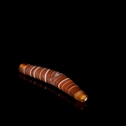 Red agate bead, Tang dynasty