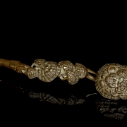 Ruyi carved wood “Lingzhi”, Qing dynasty - 1