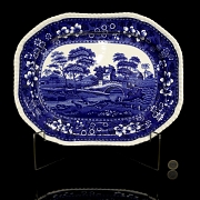 钴蓝色托盘“塔”，斯波德·科普兰德，二十世纪早期