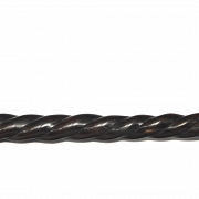 Wooden cane with helical shaft, 20th century - 5