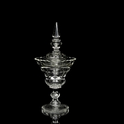 切割玻璃糖果盒，19世纪