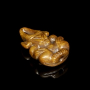 Carved jade figure “Sun God,” Hongshan culture