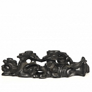 Soporte madera para pinceles