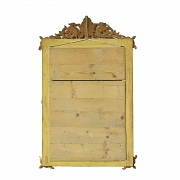 Louis XV style carved and gilded wooden mirror, 19th century