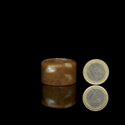 Anillo de arquero de jade tallado, s.XX