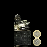 Sello de jade tallado 