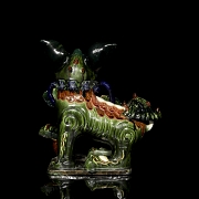 Figura de cerámica esmaltada 