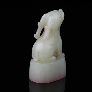 Sello de jade blanco