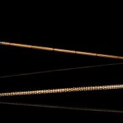 Dos bastones con empuñaduras de hueso y plata, s.XX