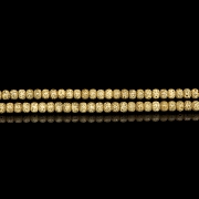 Mala with 118 seed, amber and turquoise beads, 20th century - 4